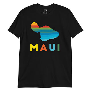 Mahaloste® MAUI Rainbow Unisex T-Shirt - Apparel - - The Happy Channel Hub