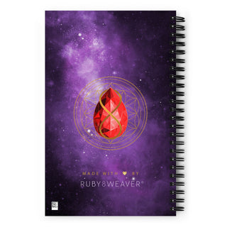 RUBY8WEAVER® Luminescent Spiral Notebook -  - - The Happy Channel Hub
