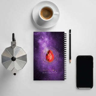 RUBY8WEAVER® Luminescent Spiral Notebook -  - - The Happy Channel Hub