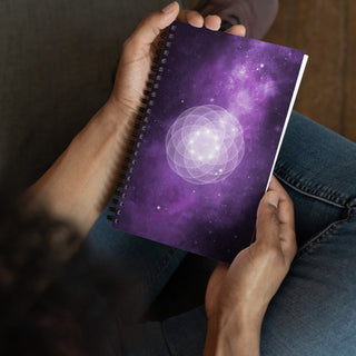 RUBY8WEAVER® Luminescent Spiral Notebook -  - - The Happy Channel Hub