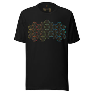 Sacred Geometry Unisex Tee - Black - Front