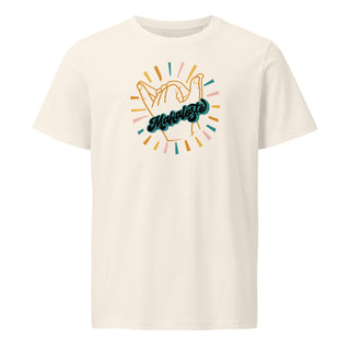 Mahaloste® Unisex Organic T-Shirt in Vintage White, front view