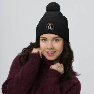 Already Regis® Crowned Pom-Pom Beanie -  - - The Happy Channel Hub