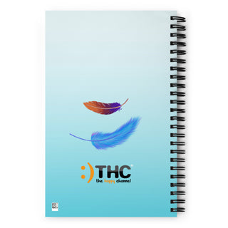 The Happy Channel® Light as a Feather - Spiral Notebook -  - - The Happy Channel Hub