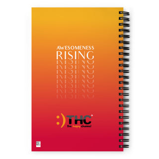 The Happy Channel® Awesomeness Rising Spiral Notebook - - - The Happy Channel Hub