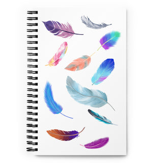 The Happy Channel® Light as a Feather - Spiral Notebook -  - - The Happy Channel Hub