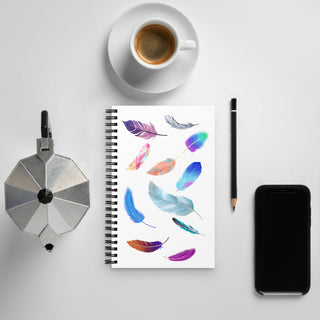 The Happy Channel® Light as a Feather - Spiral Notebook -  - - The Happy Channel Hub