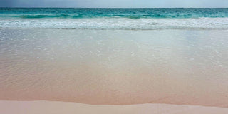 Pink Sands Resort Bahamas beach with turquoise water and soft pink sand