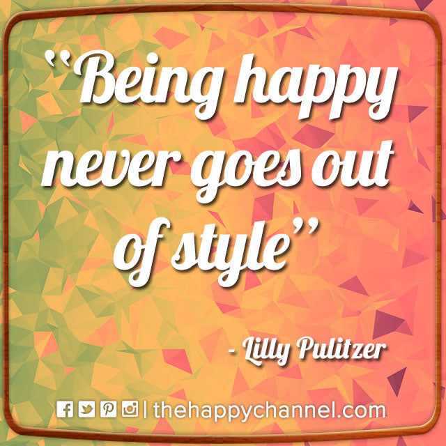 Being Happy...
