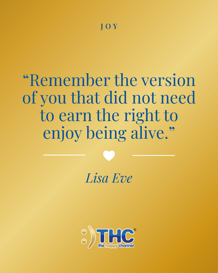 joy remember the version to enjoy, quote by Lisa Eve
