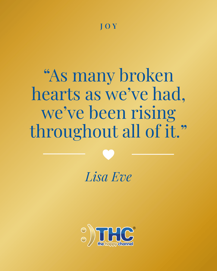 joy rising through all of it, quote by Lisa Eve