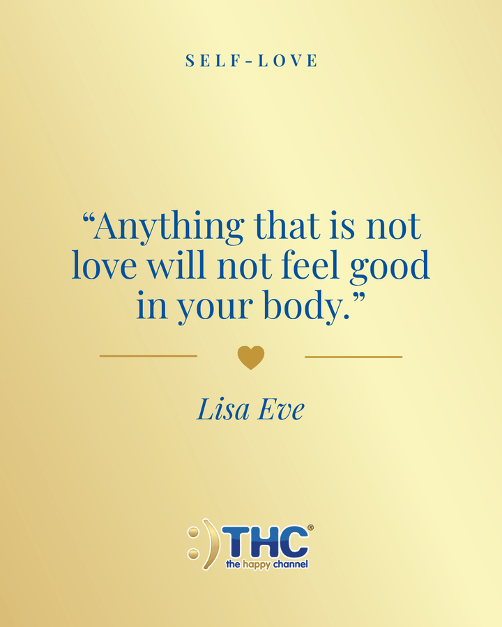 self love anything that is not love, quote by Lisa Eve
