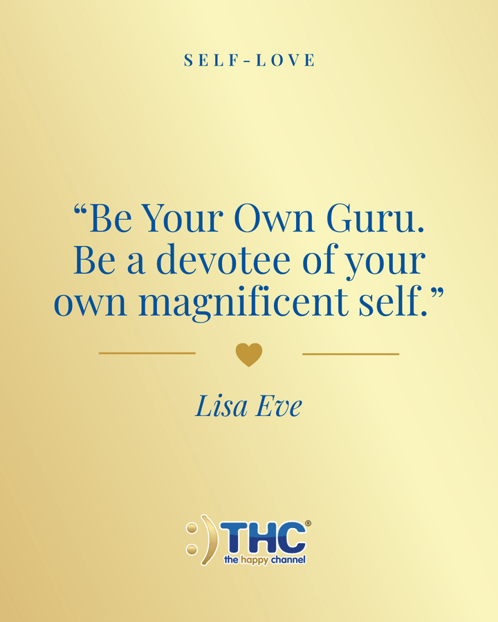 self love be your own guru, quote by Lisa Eve