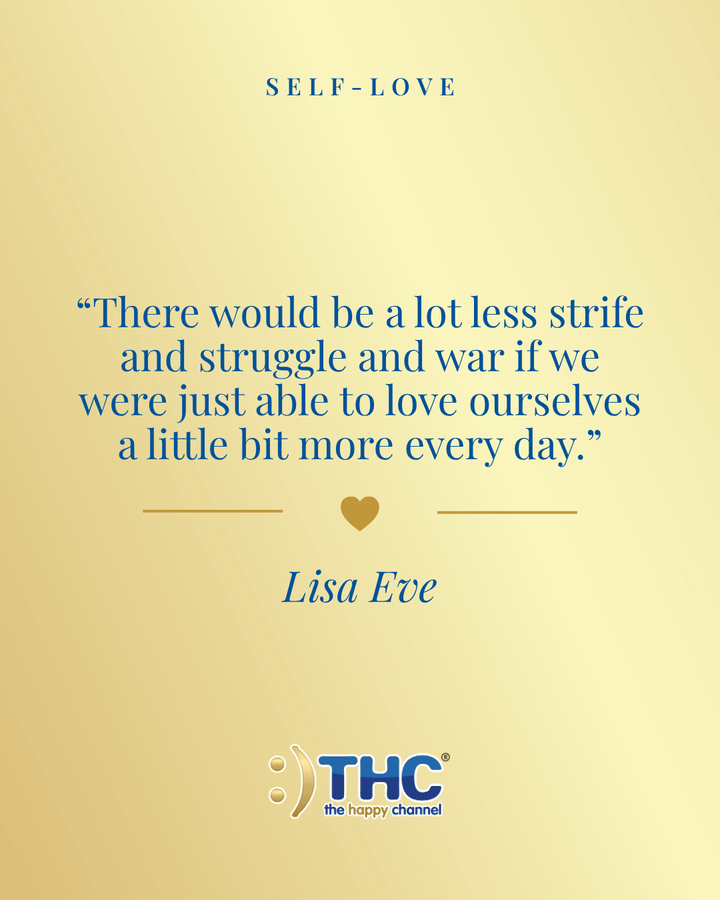 self love love ourselves a little bit more, quote by Lisa Eve