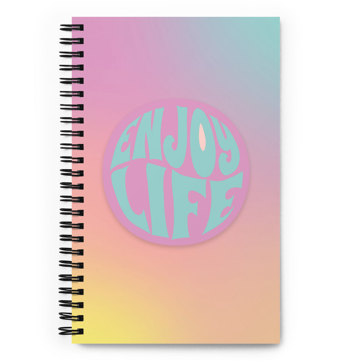 The Happy Channel® “Enjoy Life” Spiral Notebook