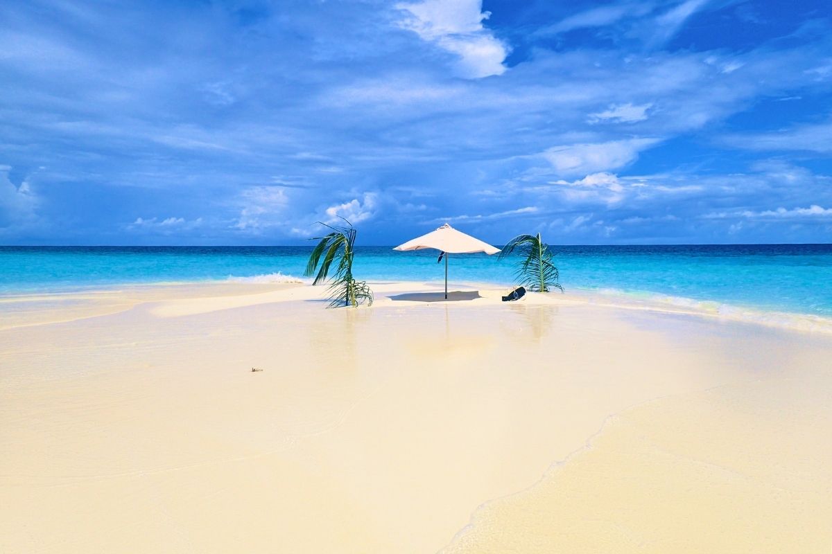 Maldivian sandbank