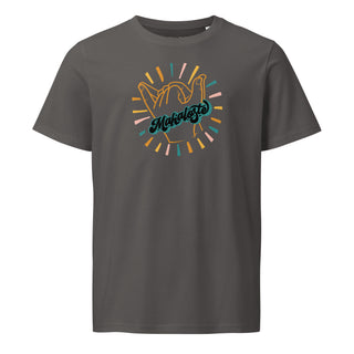 Mahaloste® Unisex Organic T-Shirt in Anthracite, front view