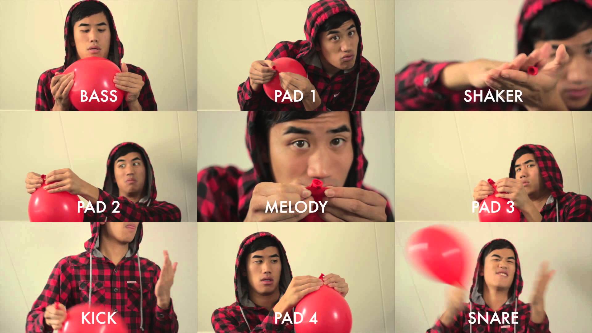 99 Red Balloons Cover Using Red Balloons!