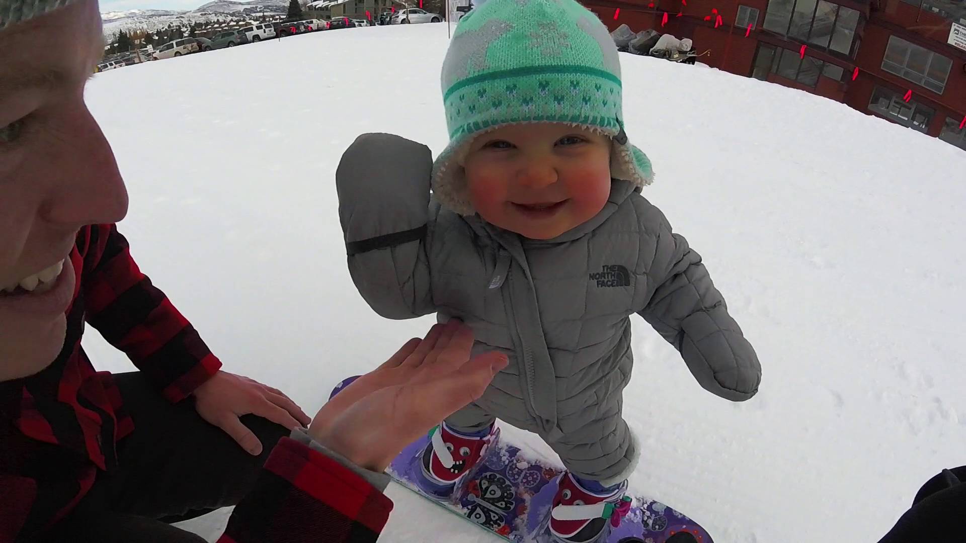 This Baby Is Experiencing Something Snowy And Special