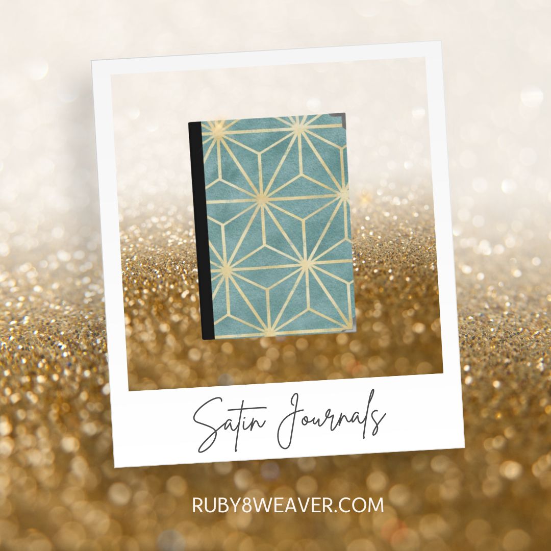 Luxury Satin Journals from Ruby8Weaver.com